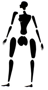 Animafro - boneca articulada